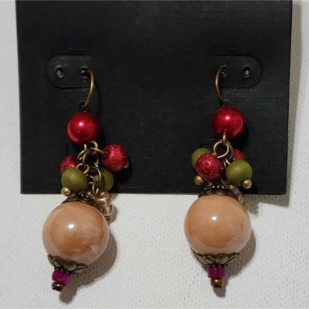 TRreska funky drop earrings new!!!